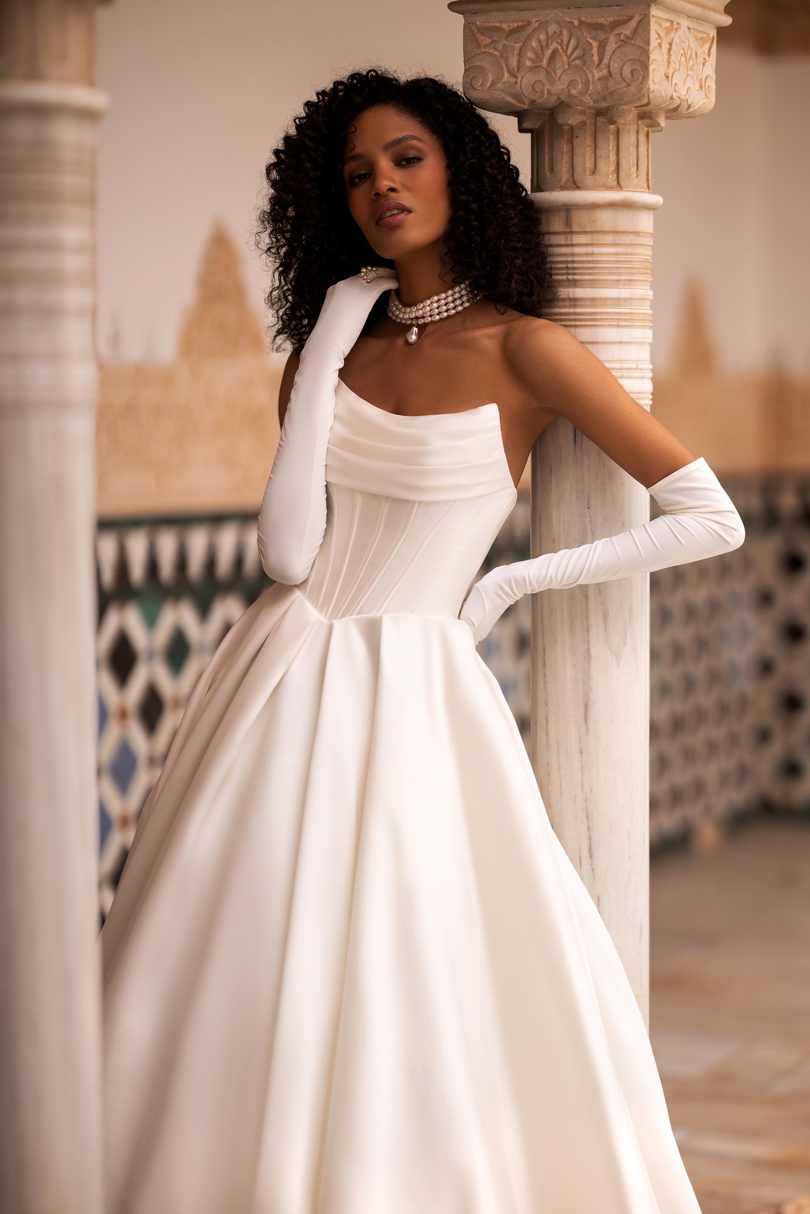 Odette 2 dress by wona concept from alma de oro collection
