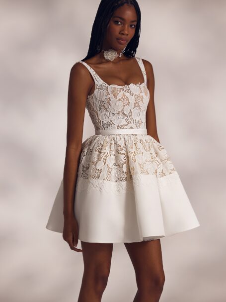 Kristi mini 2 wedding dress by Eva Lendel Less is More 4