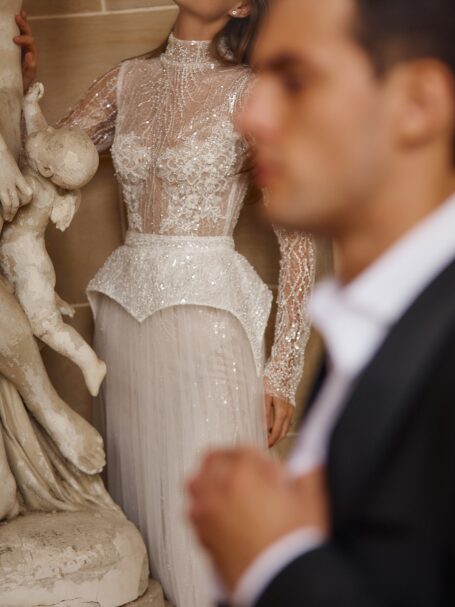 Adriatica 5 wedding dress by Eva Lendel from Love Story collection