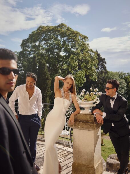 Cascade 5 wedding dress by Eva Lendel from Love Story collection