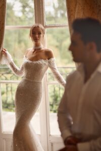 Cortez 1 wedding dress by eva lendel from love story collection