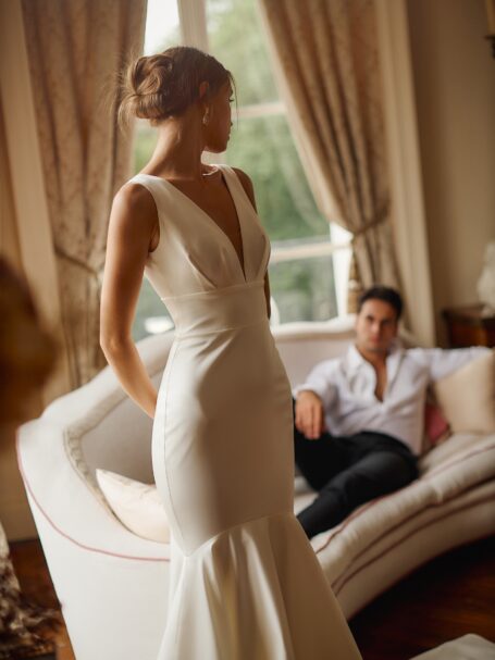 Dainty 1 wedding dress by Eva Lendel from Love Story collection