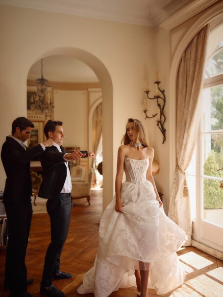 Laguna 1 wedding dress by Eva Lendel from Love Story collection