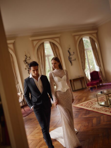 Soprano 1 wedding dress by Eva Lendel from Love Story collection