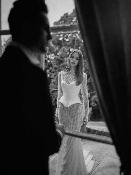 Soprano 4 wedding dress by Eva Lendel from Love Story collection