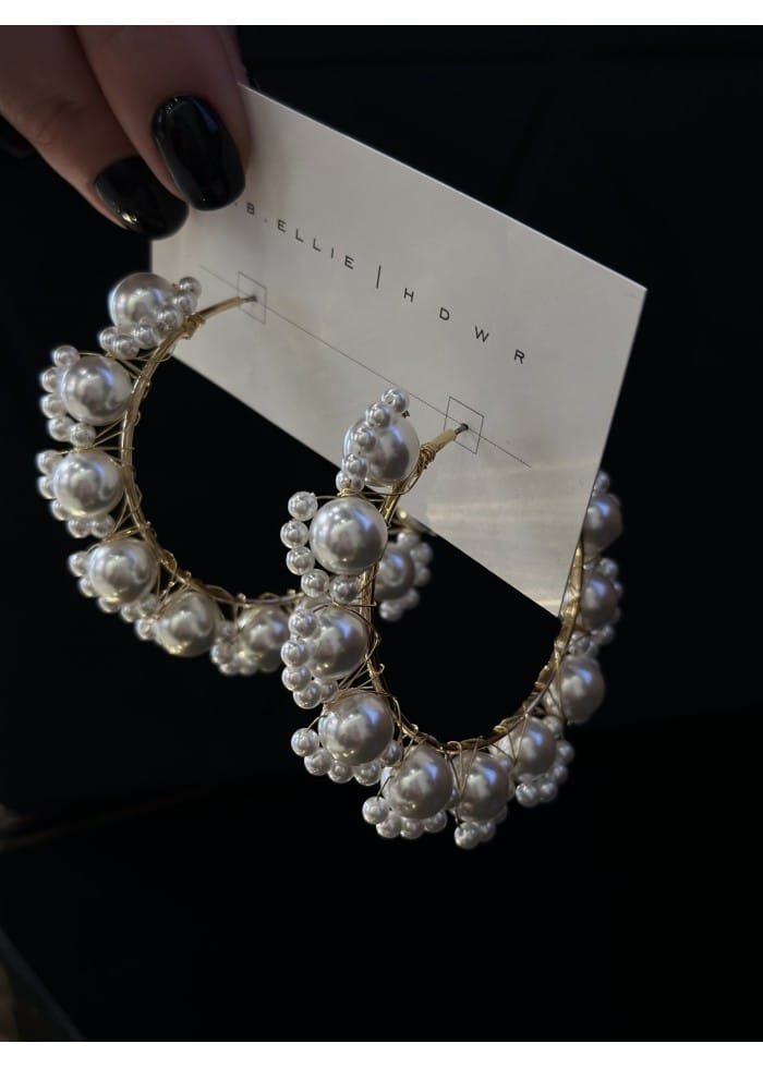 Сережки ellie devin hoops